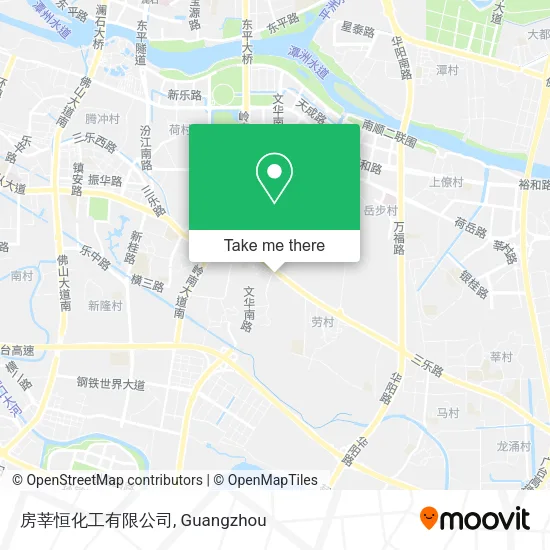 房莘恒化工有限公司 map