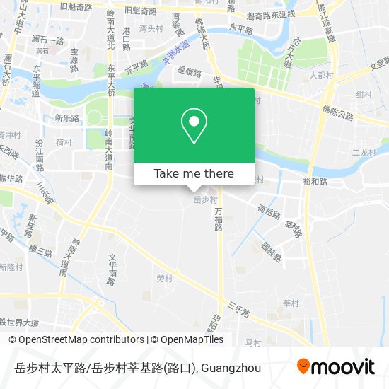 岳步村太平路/岳步村莘基路(路口) map