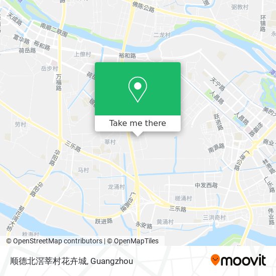 顺德北滘莘村花卉城 map