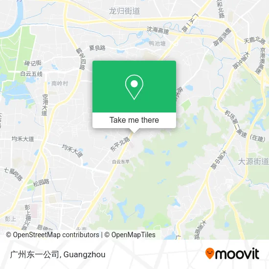 广州东一公司 map