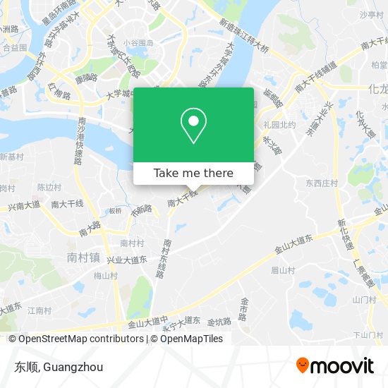 东顺 map