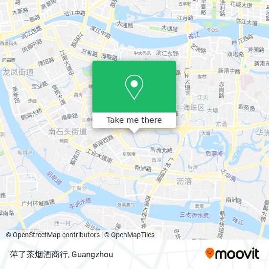 萍了茶烟酒商行 map