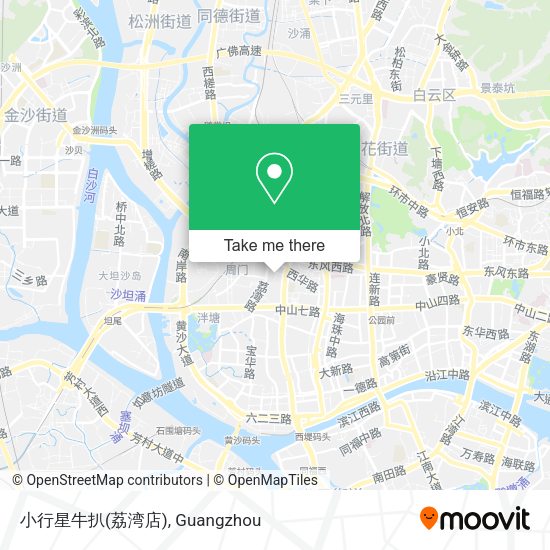 小行星牛扒(荔湾店) map