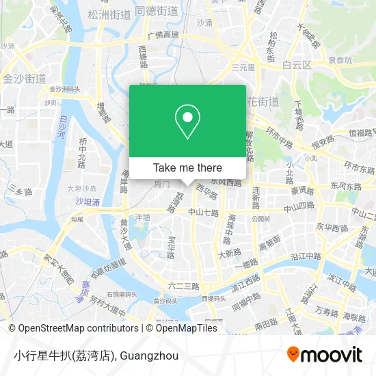 小行星牛扒(荔湾店) map