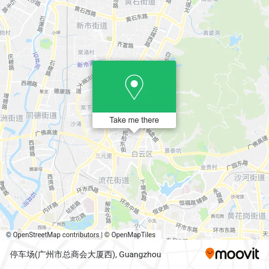 停车场(广州市总商会大厦西) map