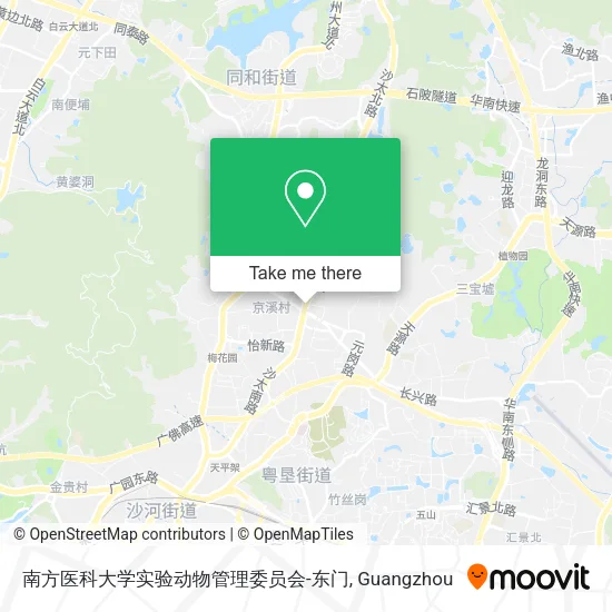 南方医科大学实验动物管理委员会-东门 map