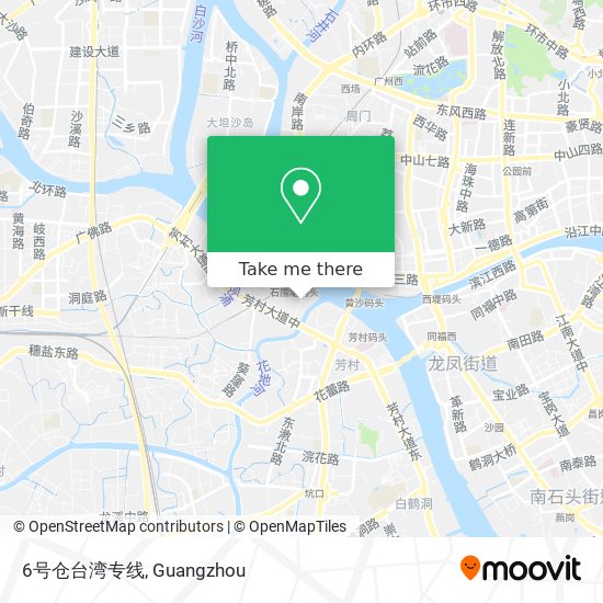6号仓台湾专线 map