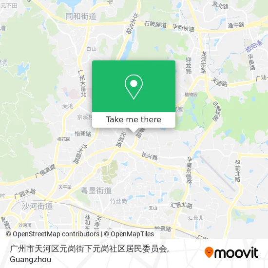 广州市天河区元岗街下元岗社区居民委员会 map