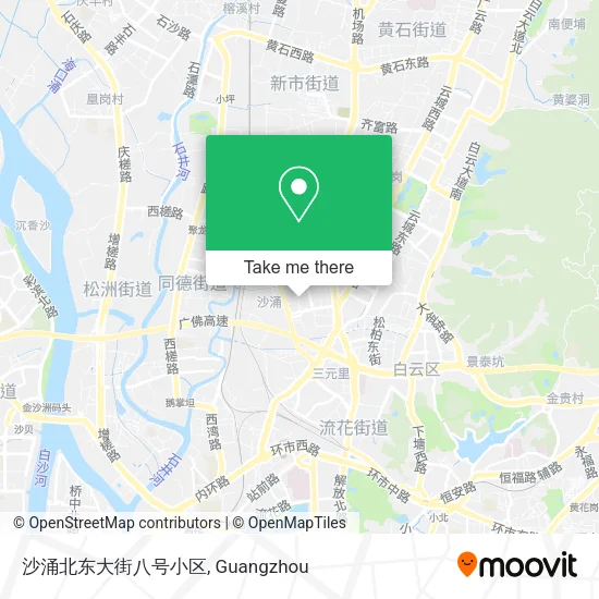 沙涌北东大街八号小区 map