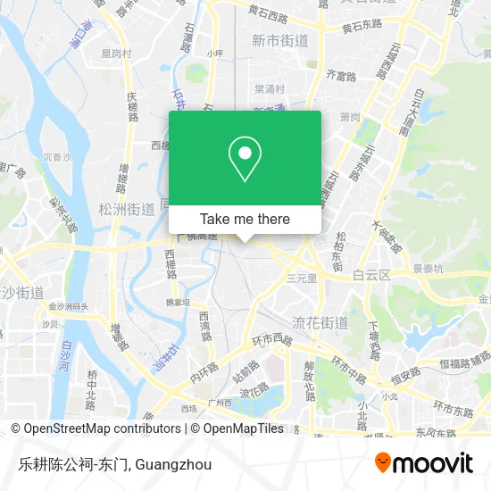 乐耕陈公祠-东门 map