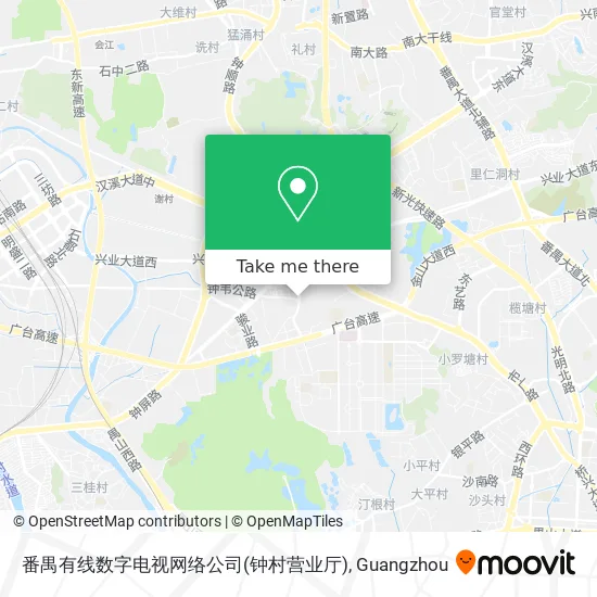 番禺有线数字电视网络公司(钟村营业厅) map