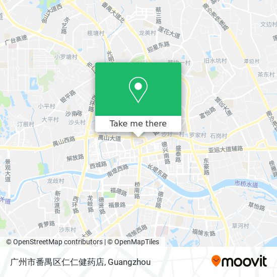 广州市番禺区仁仁健药店 map