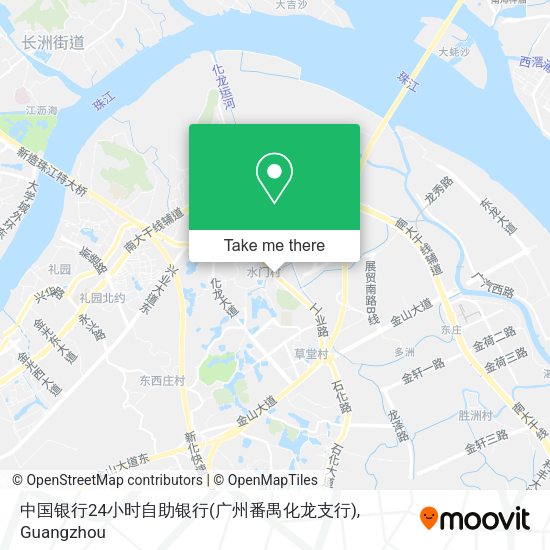 中国银行24小时自助银行(广州番禺化龙支行) map