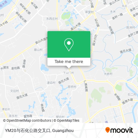 YM20与石化公路交叉口 map