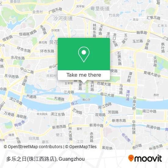 多乐之日(珠江西路店) map