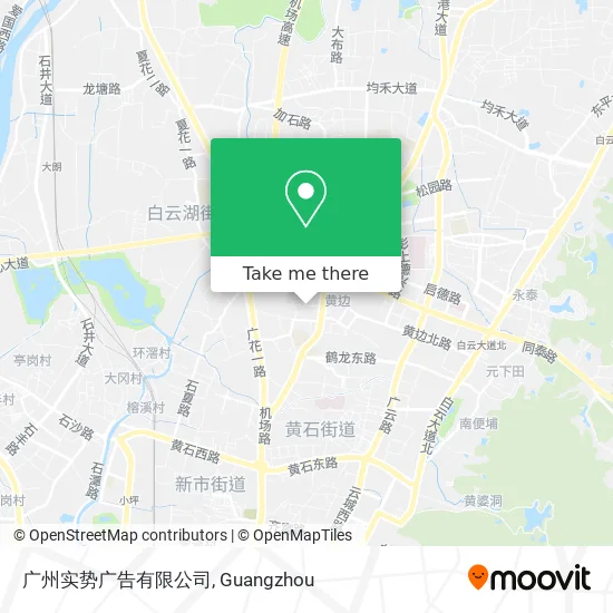 广州实势广告有限公司 map