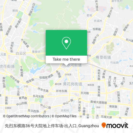 先烈东横路36号大院地上停车场-出入口 map