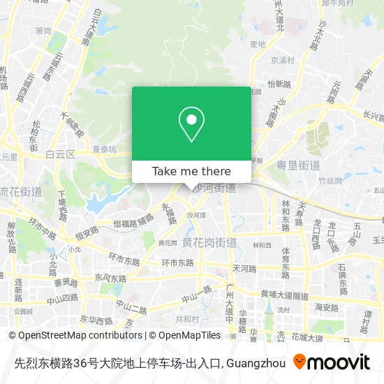 先烈东横路36号大院地上停车场-出入口 map