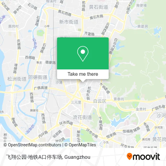 飞翔公园-地铁A口停车场 map