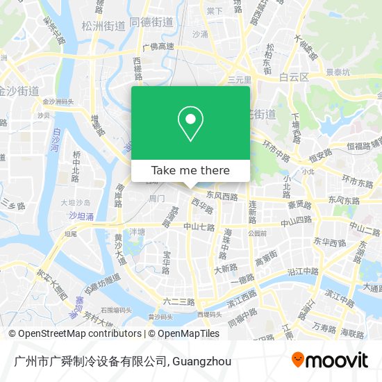 广州市广舜制冷设备有限公司 map