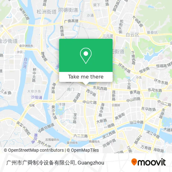 广州市广舜制冷设备有限公司 map