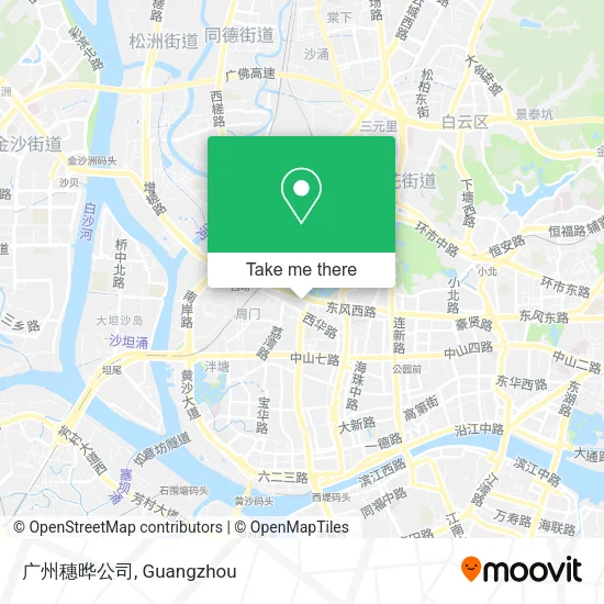 广州穗晔公司 map