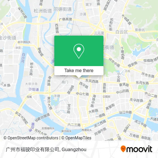 广州市福骏印业有限公司 map
