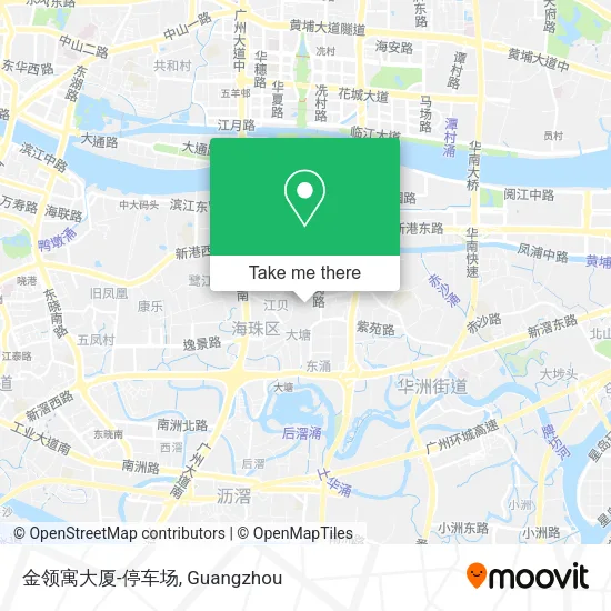 金领寓大厦-停车场 map