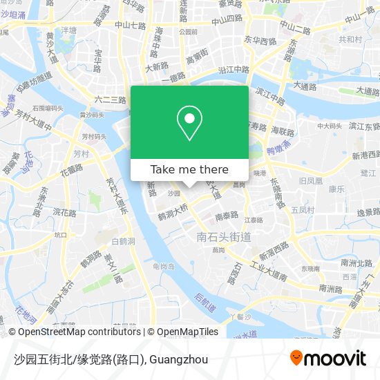 沙园五街北/缘觉路(路口) map