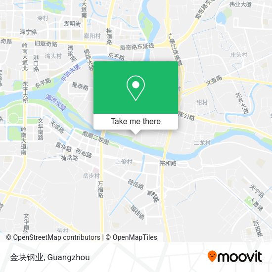 金块钢业 map