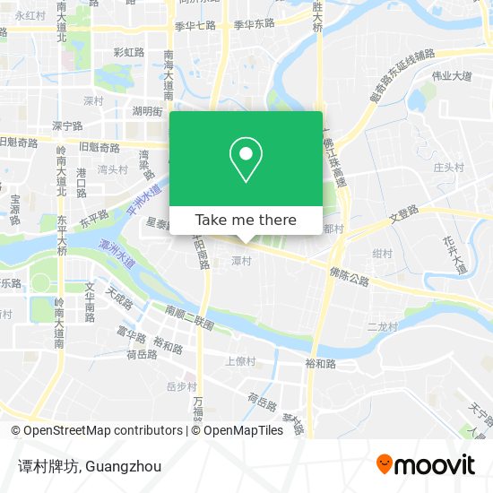 谭村牌坊 map