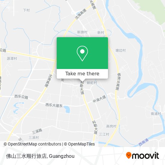 佛山三水顺行旅店 map