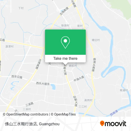 佛山三水顺行旅店 map