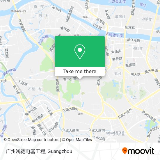 广州鸿德电器工程 map
