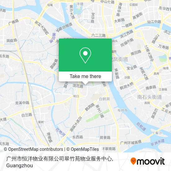 广州市恒洋物业有限公司翠竹苑物业服务中心 map