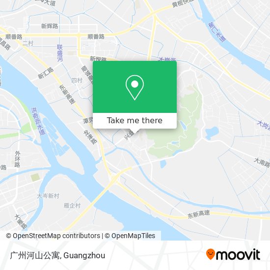 广州河山公寓 map