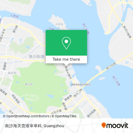 南沙海关货港审单科 map