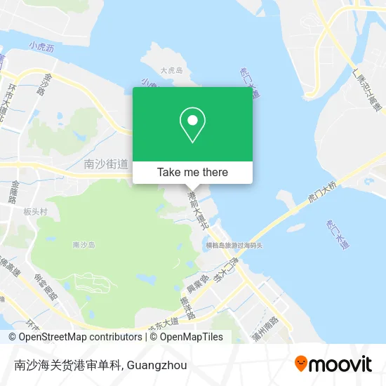 南沙海关货港审单科 map