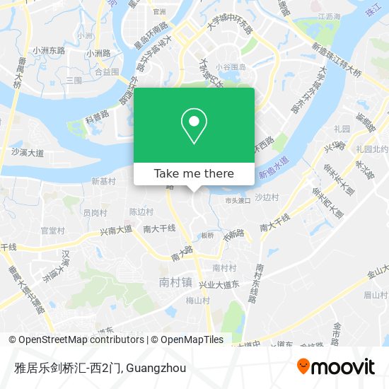 雅居乐剑桥汇-西2门 map