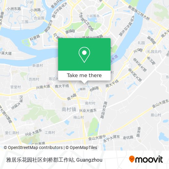 雅居乐花园社区剑桥郡工作站 map