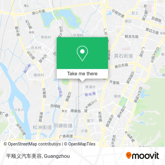 平顺义汽车美容 map