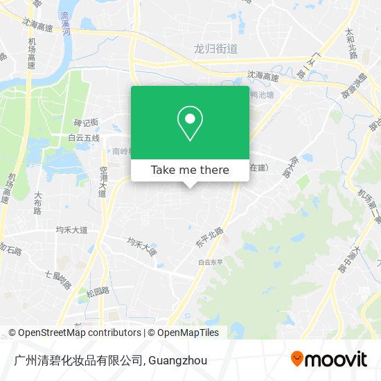 广州清碧化妆品有限公司 map