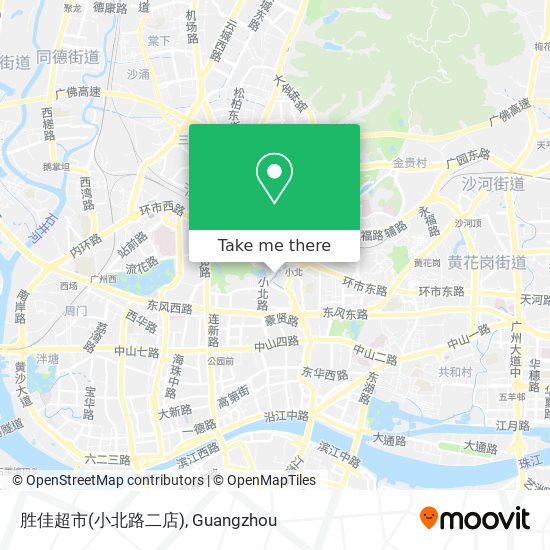 胜佳超市(小北路二店) map