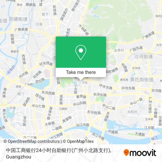 中国工商银行24小时自助银行(广州小北路支行) map