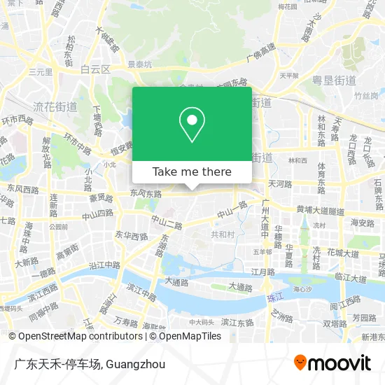 广东天禾-停车场 map