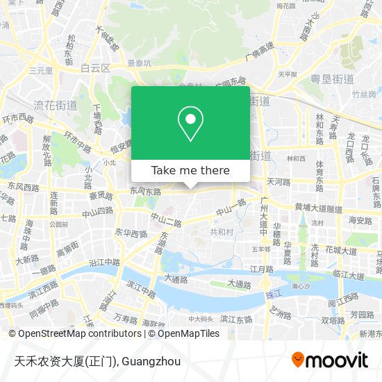 天禾农资大厦(正门) map
