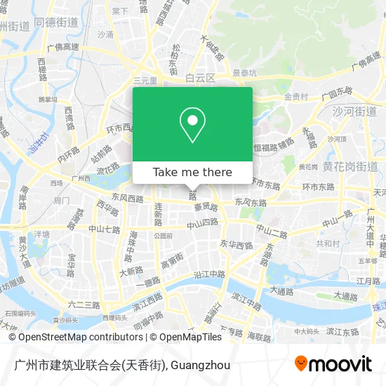 广州市建筑业联合会(天香街) map