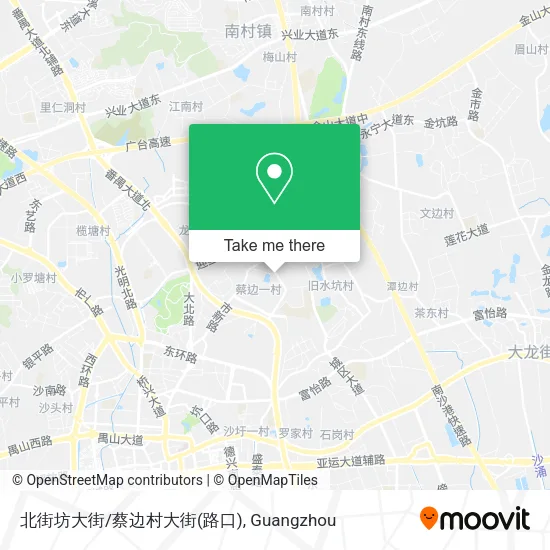 北街坊大街/蔡边村大街(路口) map