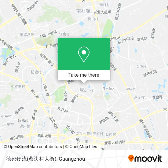 德邦物流(蔡边村大街) map