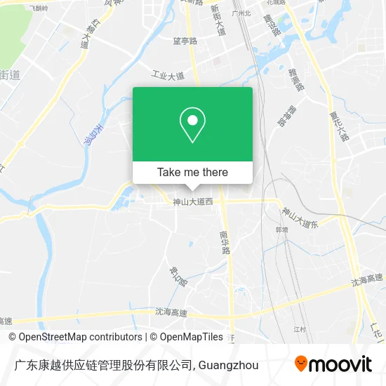 广东康越供应链管理股份有限公司 map